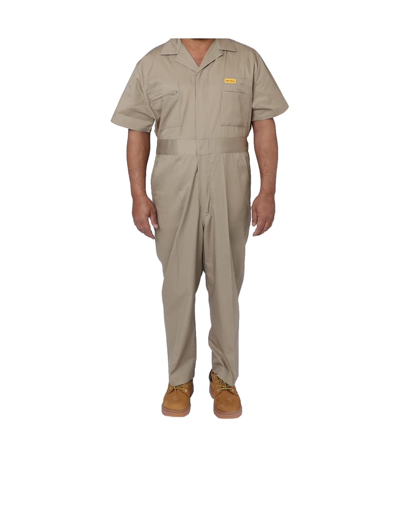Khaki work overall